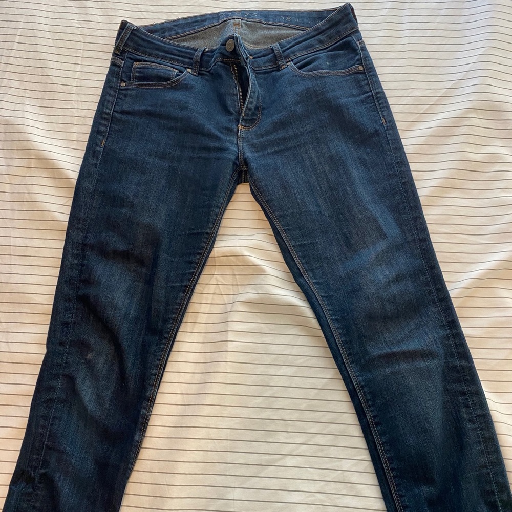 Zara dark wash skinny jeans